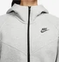 Толстовка женская Nike Sportswear Tech Fleece Windrunner Full-Zip Hoodie Grey FB8338-063
