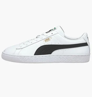 Кроссовки мужские Puma Basket Classic Xxi White/Black 374923-02