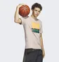 Футболка мужская Adidas Chain Net Basketball Graphic Tee Peach Ic1863