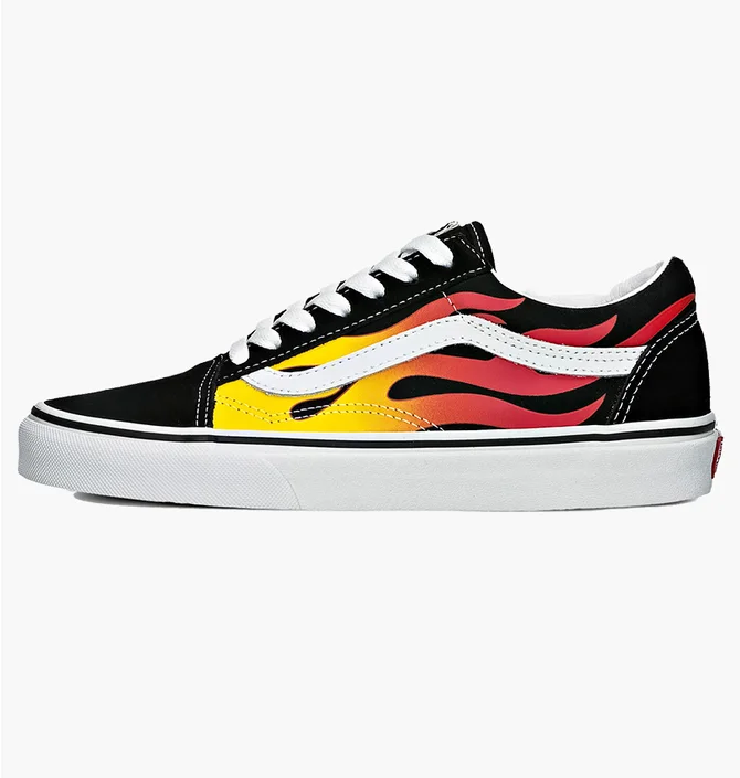 Кеди чоловічі Vans Old Skool Flames Black VN0A38G1PHN1
