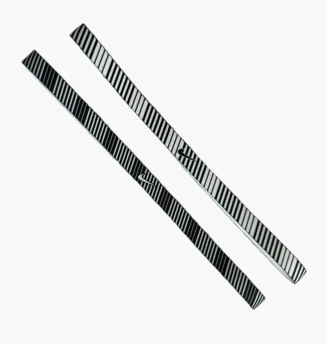 Комплект повязок-резинок на голову Nike Flex Classic (2 шт) Black/White 1930.189.OS-2