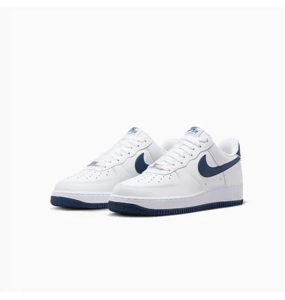 Кросівки чоловічі Nike Air Force 1 `07 White Navy White FJ4146-104