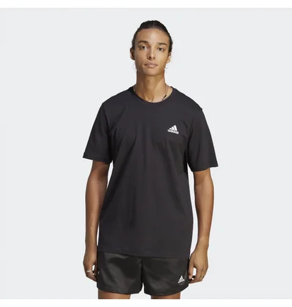 Футболка мужская Adidas Sportswear Essentials Single Jersey Embroidered Small Logo T-Shirt Black Ic9282