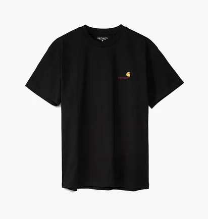 Футболка чоловіча Carhartt American Script T-Shirt Black I029956-89XX