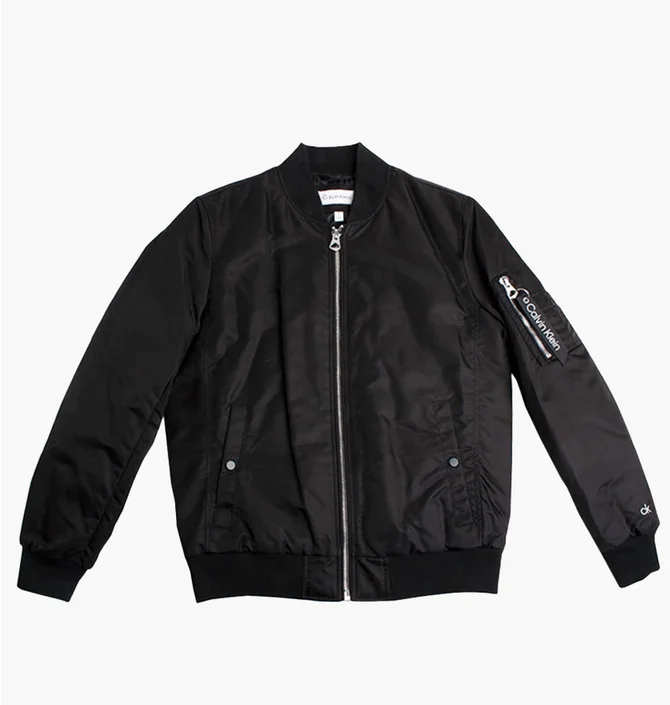 Куртка мужская Calvin Klein MenS Classic Ma-1 Nylon Bomber Jacket Black CM154122-TN0
