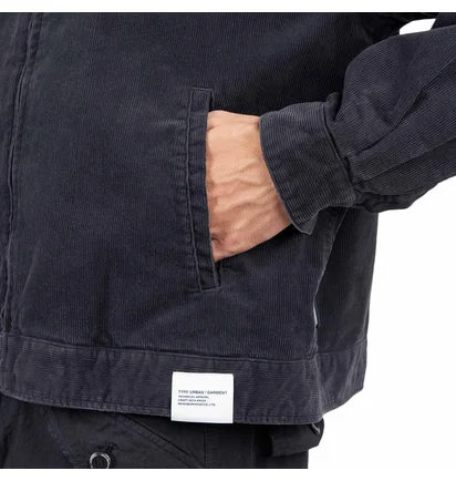 Куртка чоловіча Neighborhood Washed Corduroy Work Black 242UTNH-JKM01