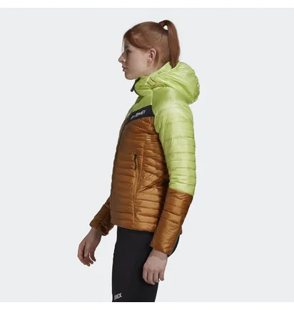 Пуховик жіночий Adidas Terrex W Techrock Year-Round Brown/Olive H57725