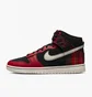 Кросівки чоловічі Nike Dunk High Retro Se Plaid Casual Shoes Black/Red Dv0826-001