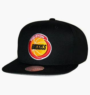 Кепка унісекс Mitchell & Ness Nba Wool Solid Snapback Rockets Black 6HSSS21HW051-HROBLCK