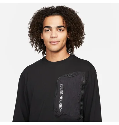 Свитшот мужской Air Jordan M J 23Eng Stmt Lbr Ls Top Black Dn2049-010