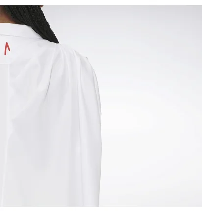 Рубашка унисекс Reebok Pyer Moss Draped Button-Down Shirt White He8136