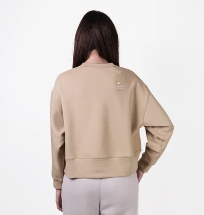 Свитшот женский Lacoste Oversize Fit Beige SF561402S
