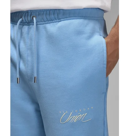 Штаны мужские Air Jordan Fleece Joggers X Union La Light Blue DV7336-496