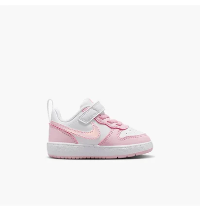 Кросівки дитячі Nike Court Borough Low Recraft (Td) White/Pink DV5458-105