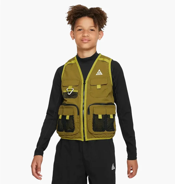 Жилетка дитяча Nike Acg Older Utility Gilet Olive FB1303-368