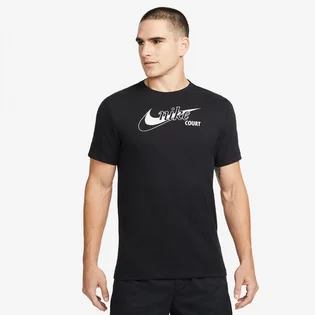 Футболка мужская Nike Court Dri-Fit Swoosh Tee Black DD8376-010
