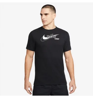 Футболка мужская Nike Court Dri-Fit Swoosh Tee Black DD8376-010