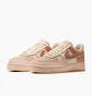 Кроссовки женские Nike Air Force 1 07 Prm Peach/Brown 896185-603