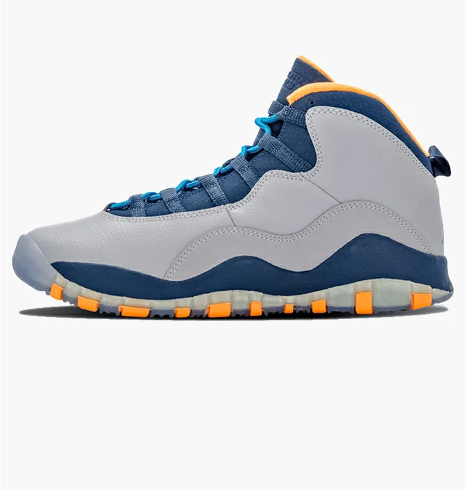 Кросівки дитячі Air Jordan 10 Retro Gs White/Blue 310806-026