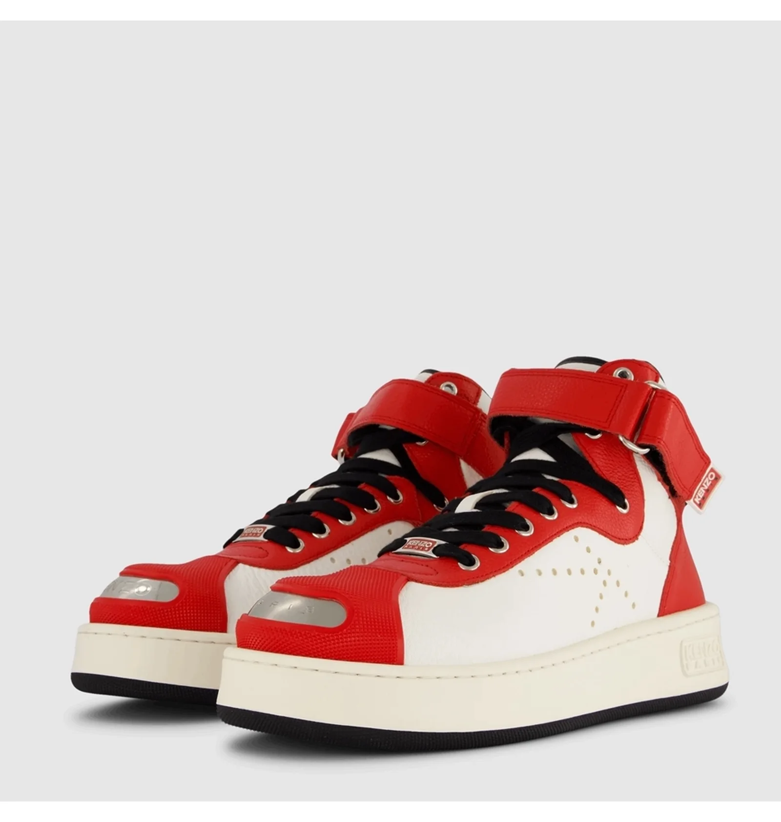 ᐉ Кроссовки мужские Kenzo High Top Sneaker Medium White/Red
