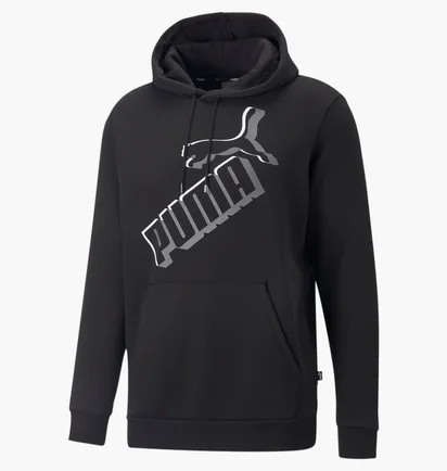 Худи мужское Puma Essentials+ Big Logo Hoodie Black 849864-01