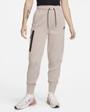 Штани жіночі Nike Sportswear Tech Fleece Beige Cw4292-272
