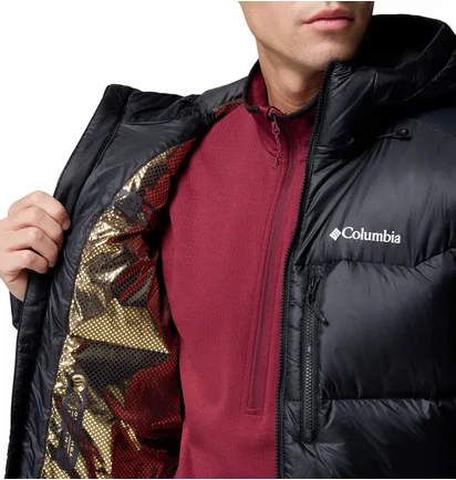Пуховик чоловічий Columbia Cloudview Down Hooded Black 2134192010