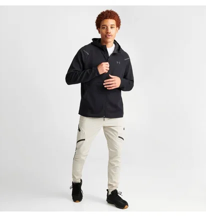 Кофта мужская Under Armour Unstoppable Fleece Full-Zip Hoodie Black 1379806-001