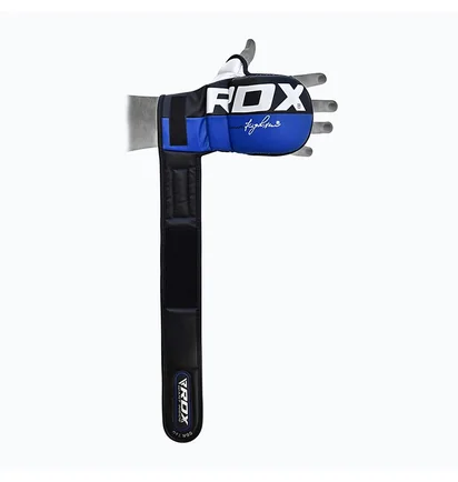 Рукавиці унісекс RDX Grappling Gloves Rex T6 Plus Blue/Black GGR-T6U