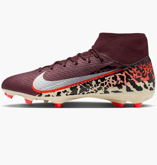 Бутси унісекс Nike Zm Superfly 10 Acdmy Fg/Mg Bordo IO8441-661