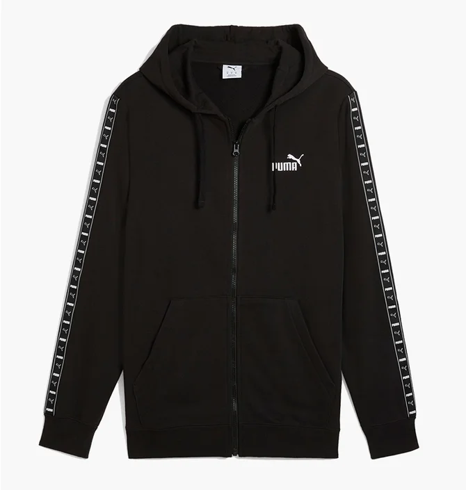 Толстовка мужская Puma Ess Tape Full-Zip Hoodie Black 684678-01
