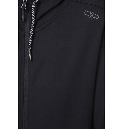 Кофта женская Cmp Jacket Fix Hood Black 31D4276-U901