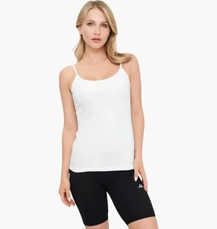 Майка женская Kappa Liscio Spalla Stretta White K2306-BIANCO