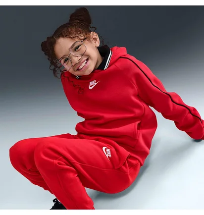 Спортивный костюм детский Nike Sportswear Club Fleece Red HQ9318-657