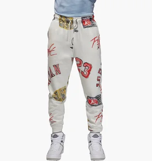 Штаны мужские Air Jordan Brooklyn Fleece-Trainingshose White FN4547-133