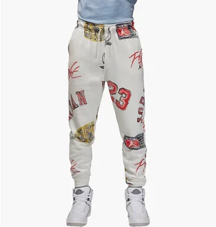 Штаны мужские Air Jordan Brooklyn Fleece-Trainingshose White FN4547-133