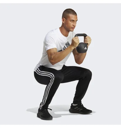 Штаны мужские Adidas Train Essentials 3-Stripes Training Pants Black Ib8168