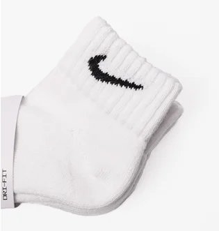 Носки унисекс Nike Value Cotton Quarter (3 пары, утепленные) White Sx4926-101