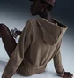 Толстовка женская Nike Nsw Chll Ft Fz Hdy Brown FN2415-233
