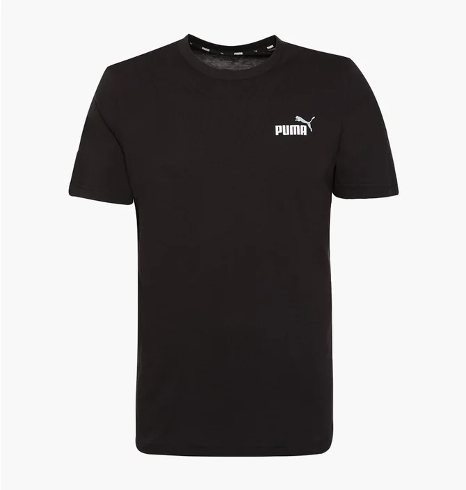 Худи мужское Puma T-Shirt Ess+ 2 Col Small Logo Black 67447061