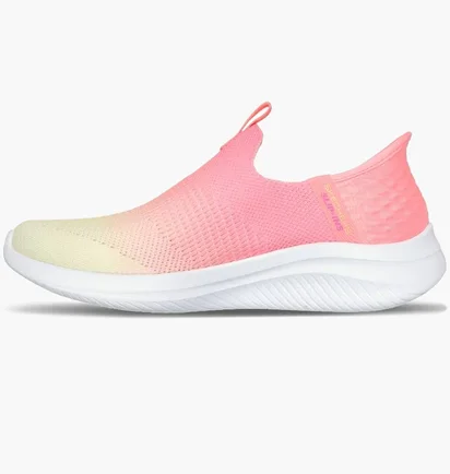 Кроссовки женские Skechers Ultra Flex 3.0 Pink/Yellow 150183-NPYL