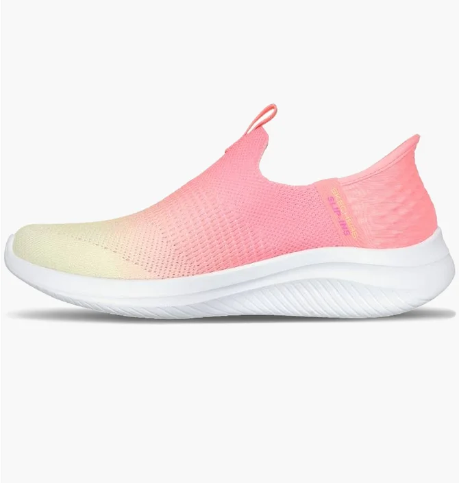 Кроссовки женские Skechers Ultra Flex 3.0 Pink/Yellow 150183-NPYL