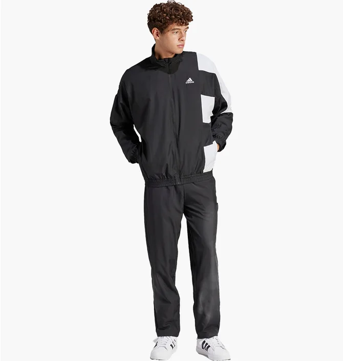 Спортивный костюм мужской Adidas Sportswear Colorblock Tracksuit Black IP1613