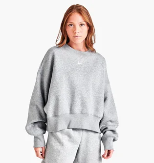 Світшот жіночий Nike Sportswear Phoenix Fleece Over-Oversized Crewneck Sweatshirt Grey Dq5761-063