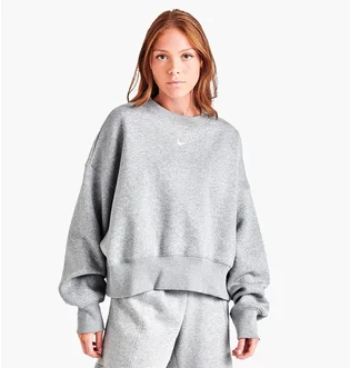 Свитшот женский Nike Sportswear Phoenix Fleece Over-Oversized Crewneck Sweatshirt Grey Dq5761-063