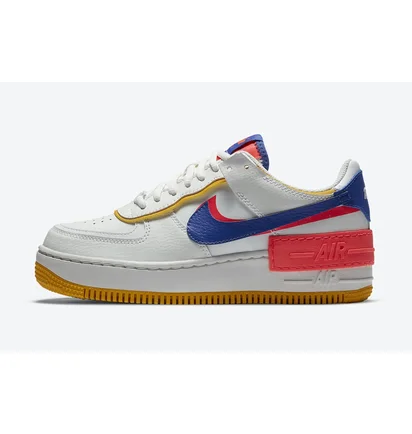 Кросівки жіночі Nike W Af1 Shadow White/Blue CI0919-105