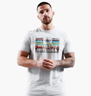 Футболка чоловіча Weekend Offender Spines Graphic White WOSPT2009-WHITE