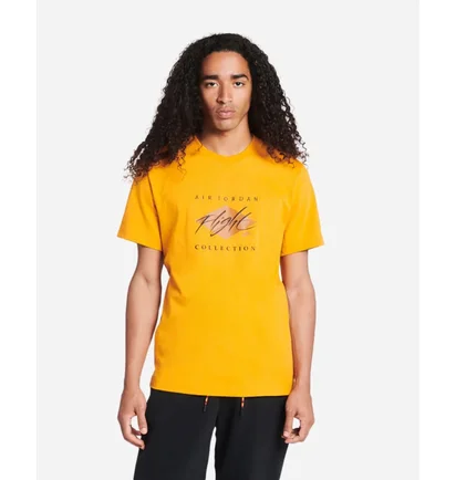 Футболка чоловіча Air Jordan Mj Flight Essential Short Sleeve Crew Tee Yellow Dh8970-738