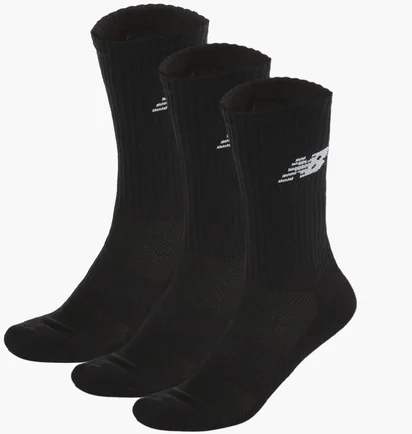 Носки унисекс New Balance Response Perf Crew Black (3 пары) LAS16463BK