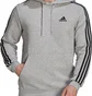 Худи мужское Adidas Essentials Fleece 3-Stripes Grey GK9084